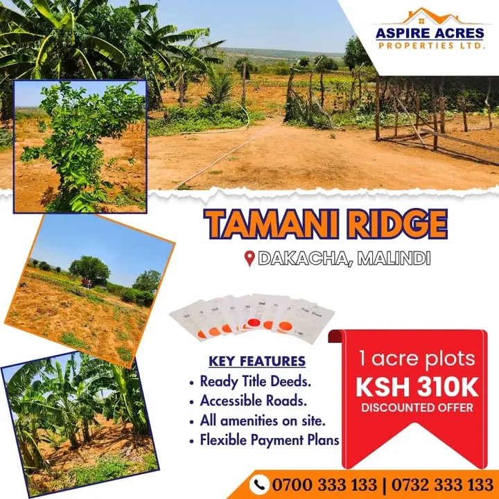Land for sale in Dakacha,Malindi